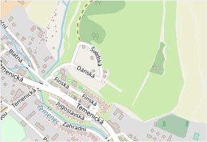Švédská v obci Šumperk - mapa ulice