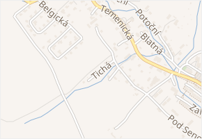 Tichá v obci Šumperk - mapa ulice