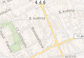 Tolstého v obci Šumperk - mapa ulice
