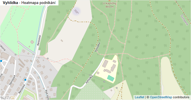 Vyhlídka - mapa podnikání