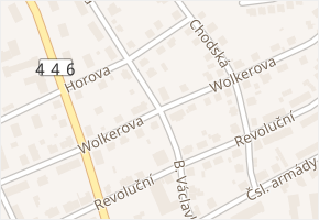 Wolkerova v obci Šumperk - mapa ulice