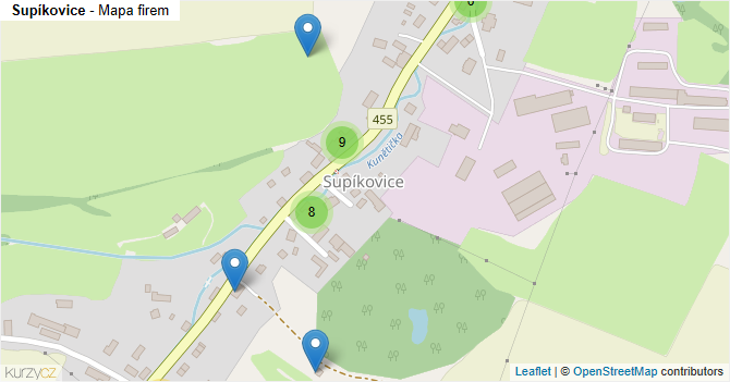 Supíkovice - mapa firem
