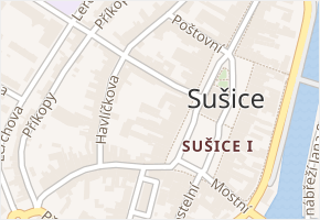 Dr. Ed. Beneše v obci Sušice - mapa ulice