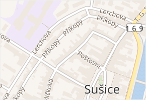 Havlíčkova v obci Sušice - mapa ulice