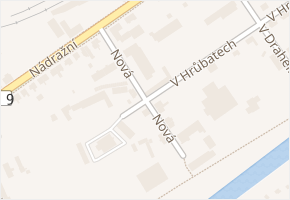 Nová v obci Sušice - mapa ulice