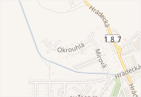 Okrouhlá v obci Sušice - mapa ulice