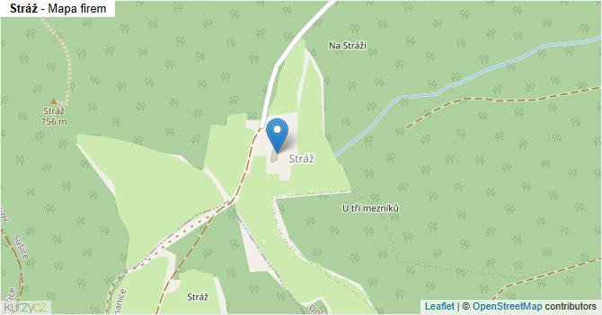 Stráž - mapa firem