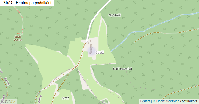 Stráž - mapa podnikání