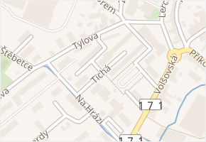 Tichá v obci Sušice - mapa ulice