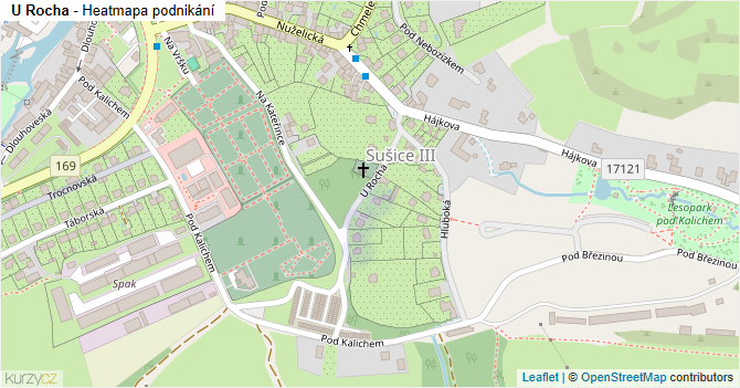 U Rocha - mapa podnikání