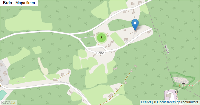Brdo - mapa firem