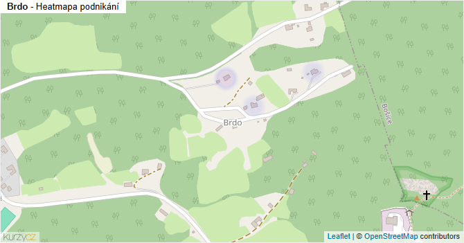 Brdo - mapa podnikání
