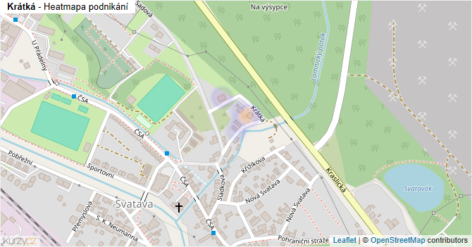 Krátká - mapa podnikání