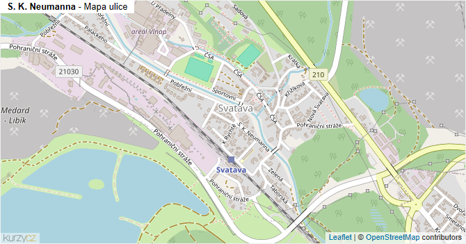 S. K. Neumanna - mapa ulice