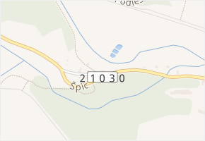Špic v obci Svatava - mapa ulice