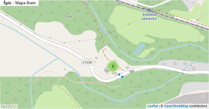Špic - mapa firem