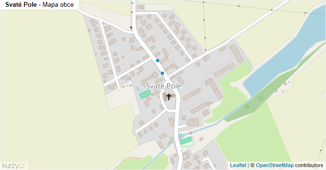Svaté Pole - mapa obce