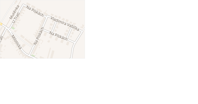 Na Pískách v obci Svatobořice-Mistřín - mapa ulice