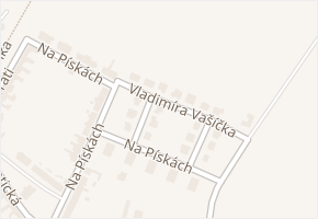 Vladimíra Vašíčka v obci Svatobořice-Mistřín - mapa ulice