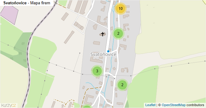 Svatoňovice - mapa firem