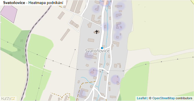 Svatoňovice - mapa podnikání