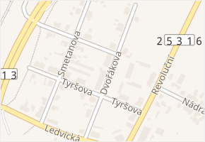 Chotějovice v obci Světec - mapa části obce