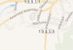 Máchova v obci Světec - mapa ulice