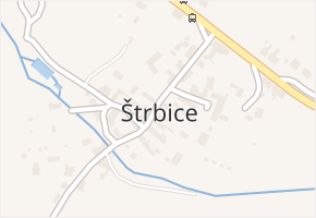 Štrbice v obci Světec - mapa části obce