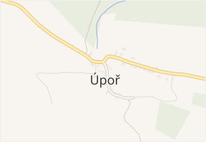 Úpoř v obci Světec - mapa části obce