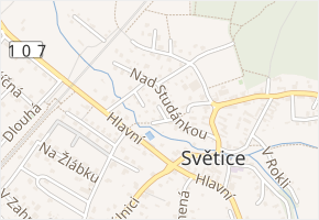 Chatařská v obci Světice - mapa ulice