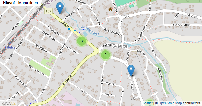 Hlavní - mapa firem