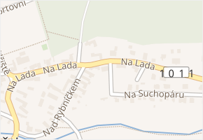 Na Lada v obci Světice - mapa ulice