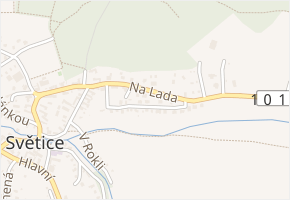 Na Suchopáru v obci Světice - mapa ulice