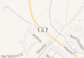 Souběžná v obci Světice - mapa ulice