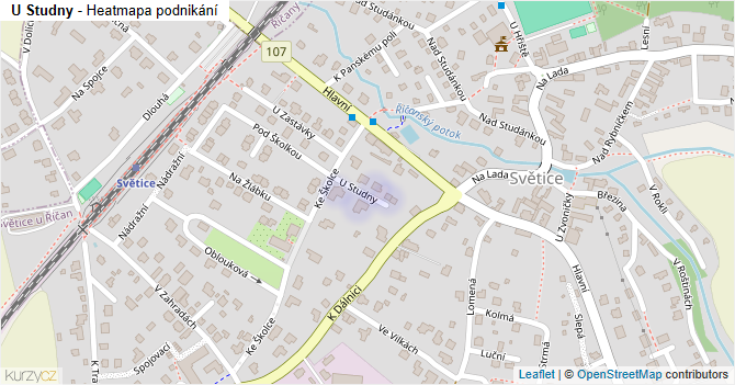 U Studny - mapa podnikání