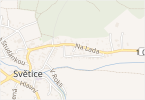Úzká v obci Světice - mapa ulice