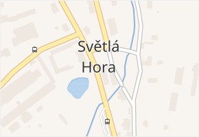 Světlá v obci Světlá Hora - mapa části obce