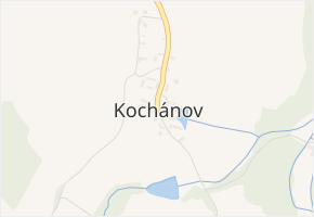 Kochánov v obci Světlá nad Sázavou - mapa části obce