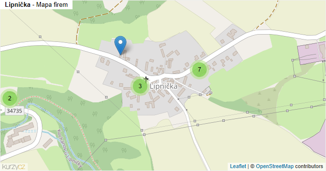 Lipnička - mapa firem