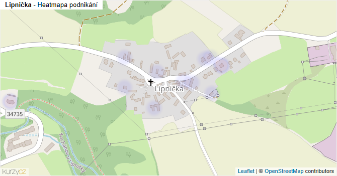 Lipnička - mapa podnikání