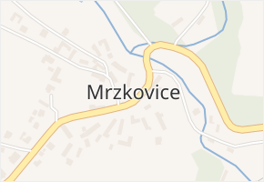 Mrzkovice v obci Světlá nad Sázavou - mapa části obce