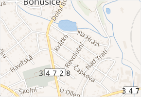 Nová Čtvrť v obci Světlá nad Sázavou - mapa ulice