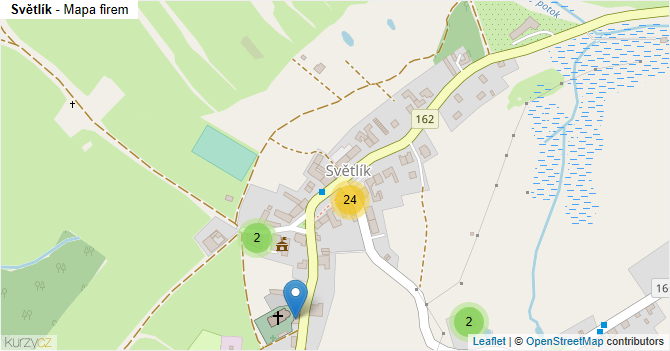 Světlík - mapa firem