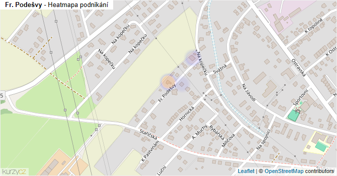 Fr. Podešvy - mapa podnikání
