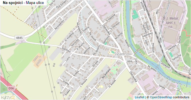 Na spojnici - mapa ulice