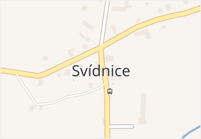 Svídnice v obci Svídnice - mapa části obce