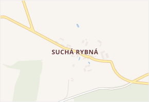 Suchá Rybná v obci Svídnice - mapa části obce