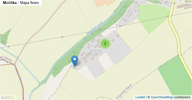 Močítka - mapa firem
