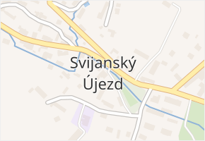 Svijanský Újezd v obci Svijanský Újezd - mapa části obce