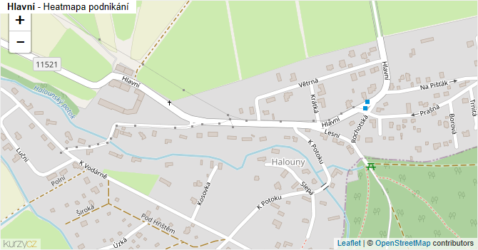 Hlavní - mapa podnikání
